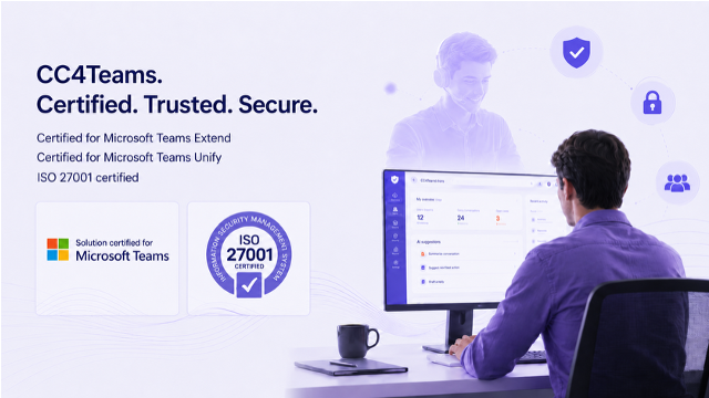 CC4Teams certified for Microsoft Extend and Microsoft Unify