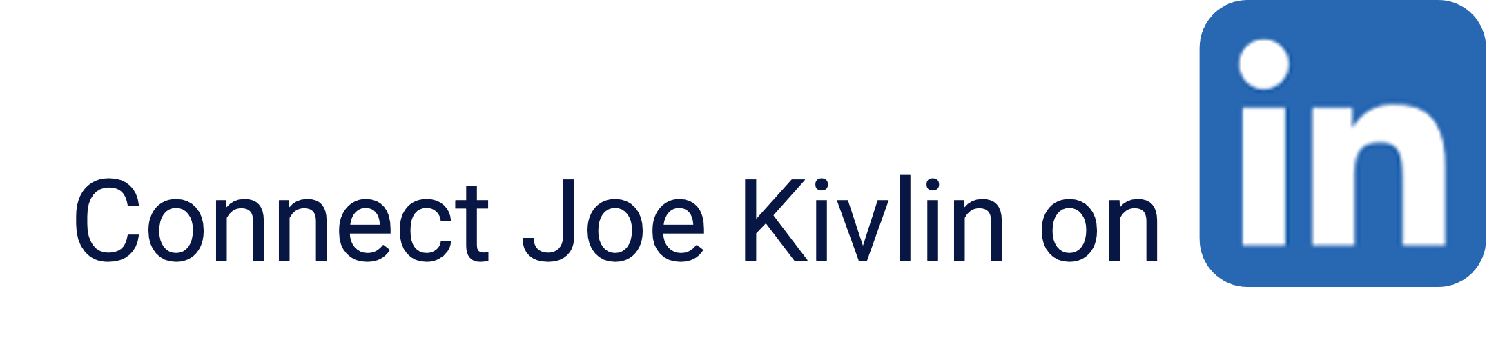 Connect with Joe on LinkedIn